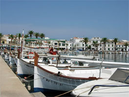 Fotos de Fornells en la costa norte de Menorca 