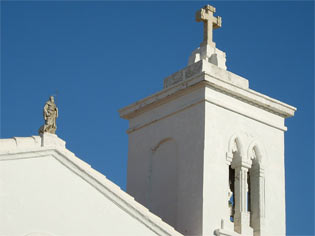 Church in Fornells: Sant Antoni Abad