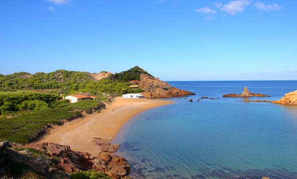 Playas de Menorca: cala pregonda