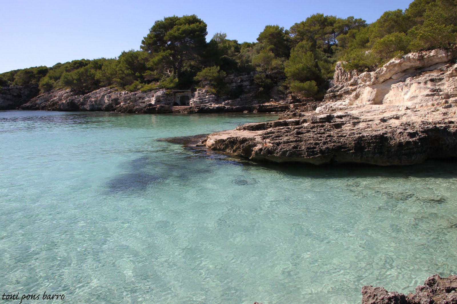 Playas Menorca: cala en turqueta